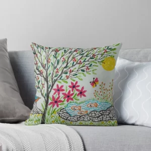 The Brilliant Colours Of Summer Throw Cushion