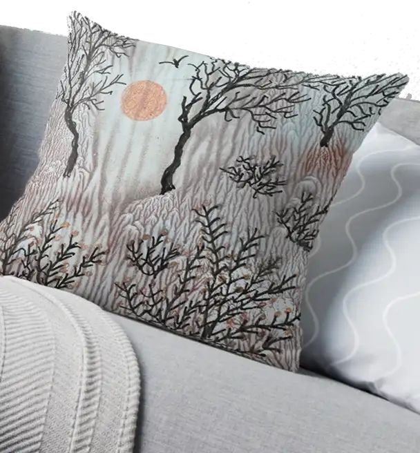 Winter Sunbeams Throw Cushion